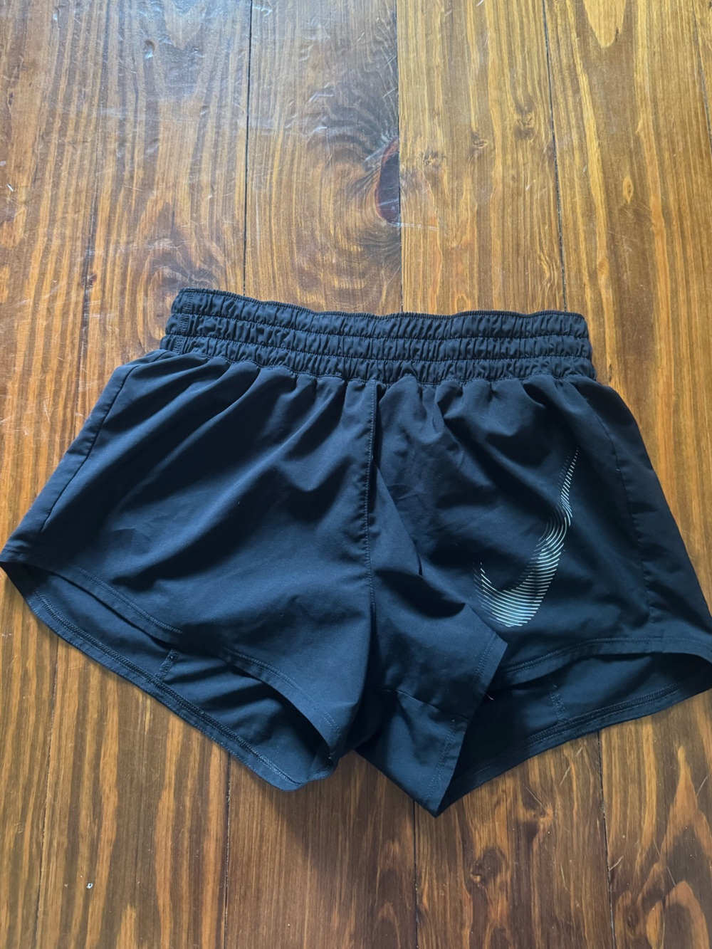 Nike Black Dri-FIT Athletic Shorts with Subtle Swoosh